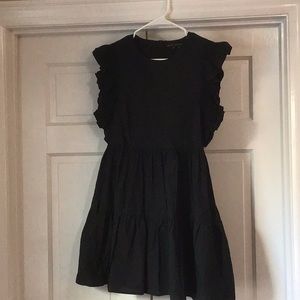 English Factory cotton poplin dress